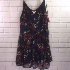 NET Mossimo Navy Blue Chiffon Dress- XXL